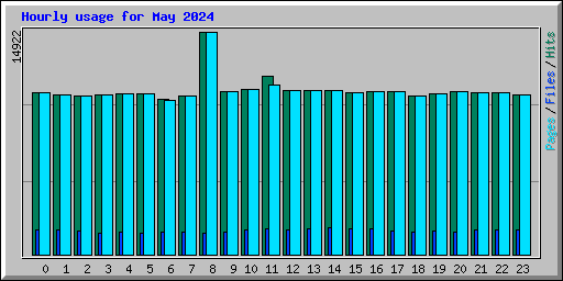Hourly usage for May 2024